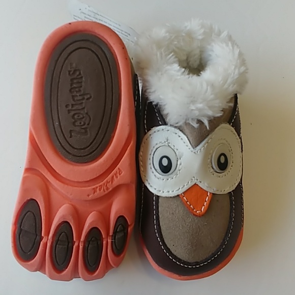 Zooligans Olive the Owl Shoes 7, New With Tag - Picture 2 of 3